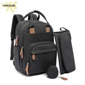 PANGDUBE 3 pz/set borsa da papà di grande capacità zaino multifunzionale per mamma padre borsa per maternità impermeabile per borsa per pannolini per bambini 1
