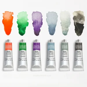 Winsor & Newton Replica di livello per artisti Pittura ad acquerello a 8 colori Tubo originale da 5 ml Forniture artistiche per pittura per artisti di livello professionale 1