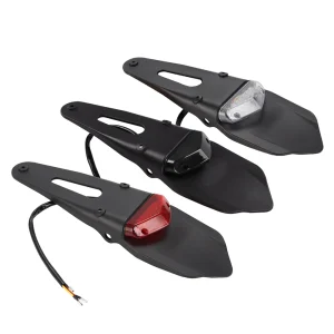 Per KTM Honda Kawasaki Yamaha Luce freno posteriore per moto Fanale posteriore per parafango a LED Moto Enduro Parti di motocross Luci parafango 1