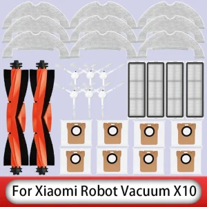 Per Xiaomi Robot Vacuum X10 pezzi di ricambio di ricambio accessori spazzola laterale principale filtro Hepa sacchetto per la polvere in tessuto 1