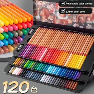 Marco Renoir 3100 Matite colorate a olio Disegno Schizzi Matita Pittura artistica Matita Materiale scolastico 24/36/48/72/100/120 colori 1