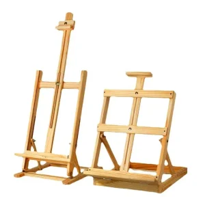Tavolo Mini Cavalletto Caballete De Pintura Artista Pittura ad olio ad acquerello Cavalletto Stand Accessori per pittura Tavolo da disegno con cavalletto in legno 1