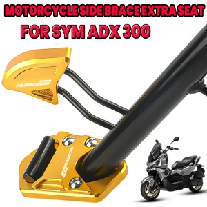 Per SYM ADX 300 adx300 ADX 2023 2024 piastra di estensione ingranditore cavalletto per moto cavalletto laterale pedale ingrandisci pedale di estensione 1