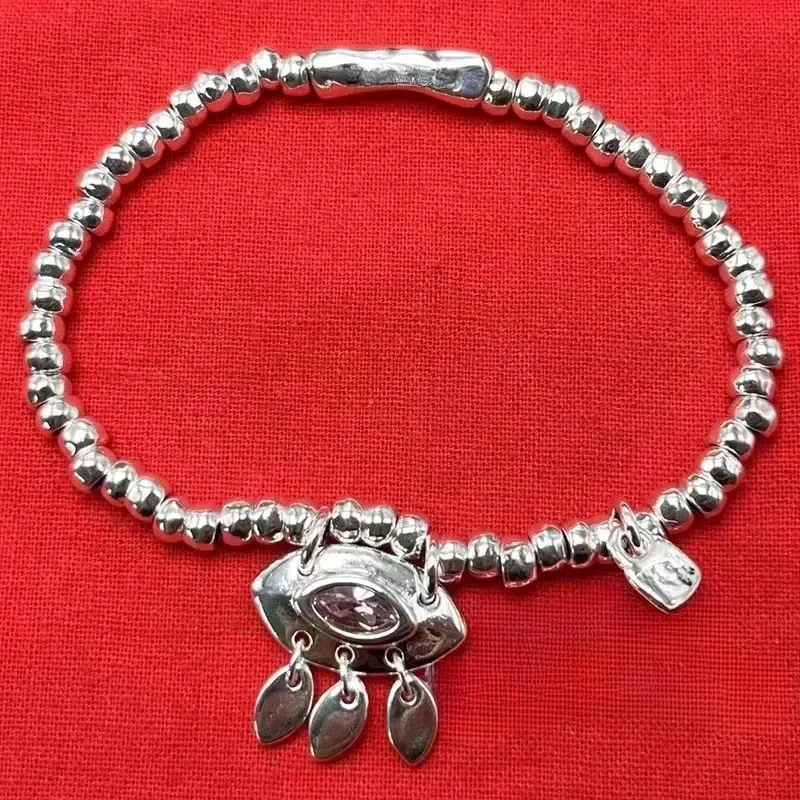 2025 Borsa regalo per le vacanze con bracciale da donna con pietre preziose di lusso di alta qualità, ultima moda europea e americana 2