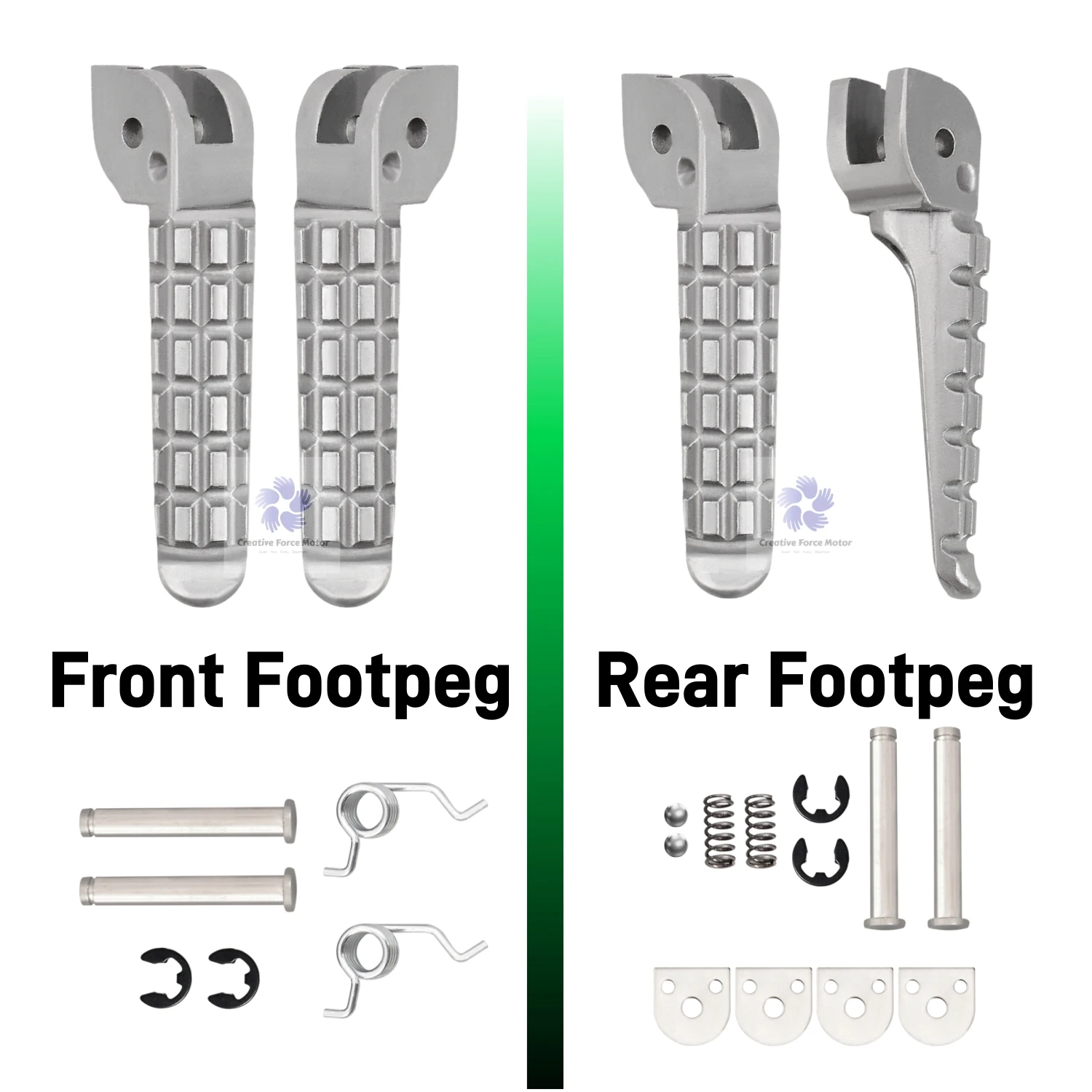Rider Passeggero Poggiapiedi moto Highway Anteriore Posteriore Pedane Per Ducati 1100 SuperSport 950 S Scrambler Icon Hypermotard 796 2