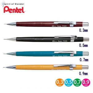 1 pz giappone Pentel disegno matita meccanica serie P200 matita attività 0.3/0.5/0.7/0.9mm cancelleria per ufficio scuola Kawaii 1
