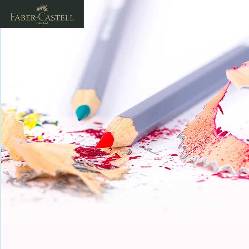 Faber Castell Goldfaber Aqua Matite colorate solubili in acqua 12/24/36/48 colori Scatola di ferro blu Artista Schizzo Disegno Forniture 1146 4