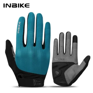 INBIKE Guanti da moto fuoristrada da equitazione con dita intere Guanti da mountain bike durevoli Accessori da esterno Guanti da ciclismo su strada 1