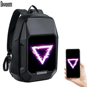 Divoom Cyberbag 64x64 Pixel Display a LED borsa a tracolla per Laptop da 15 pollici zaino per fotocamera portatile da uomo zaino impermeabile 2024 nuovo 1