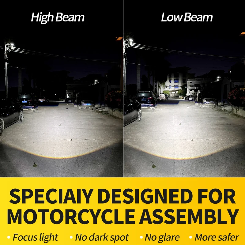 No Error Plug & Play DC12v LED Faro della luce del motociclo 60W H7 Super Bright 6000K Bianco CSP Lampadina a LED per Kawasaki Z900 2017-2019 6