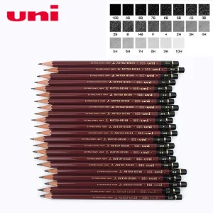 6 pz/lotto Mitsubishi Uni HI-UNI 22C Matita da disegno più avanzata 22 Tipo di durezza Matite standard Materiale scolastico per ufficio 1