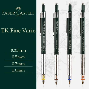 1 pz Faber-Castell Tk-matita meccanica Fine 0.35/ 0.5/0.7 /1.0mm basso centro di gravità attività di disegno di Design professionale 1