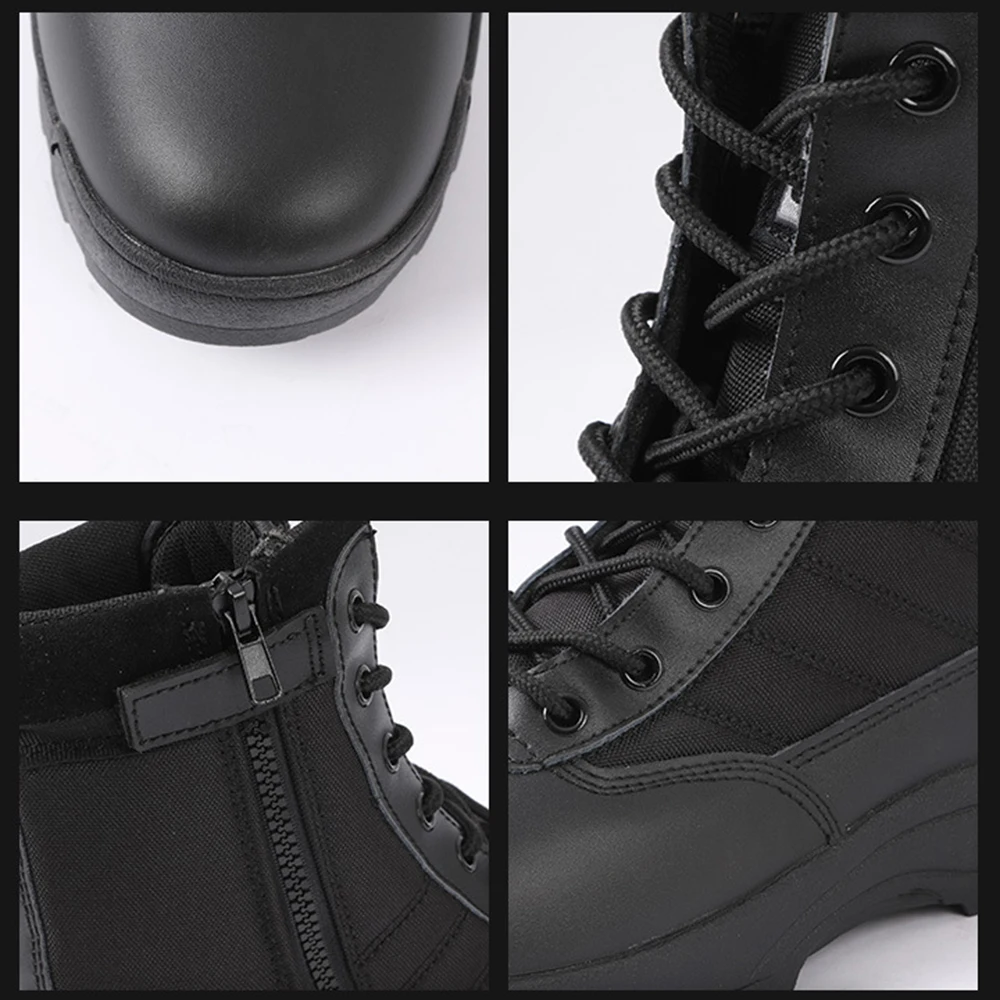 Nuovi stivali tattici Stivali da ginnastica da uomo Stivali da combattimento nel deserto delle forze speciali Stivali da trekking all'aperto Scarpe alla caviglia Scarpe da lavoro antinfortunistiche da uomo 2