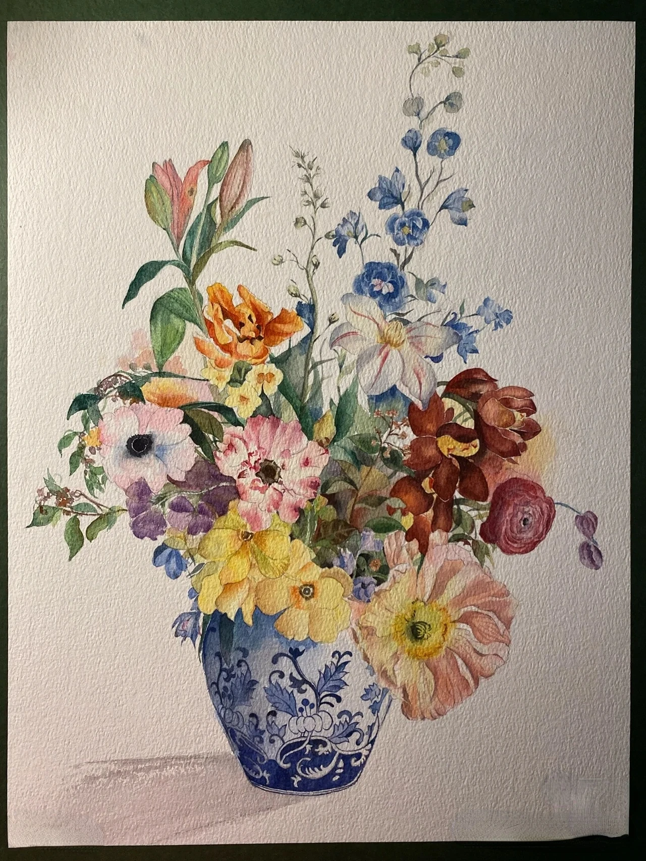 Set di pittura cinese fatta a mano a 12 colori: colori ad acquerello professionali in colori solidi, ideale per schizzi e illustrazioni 3