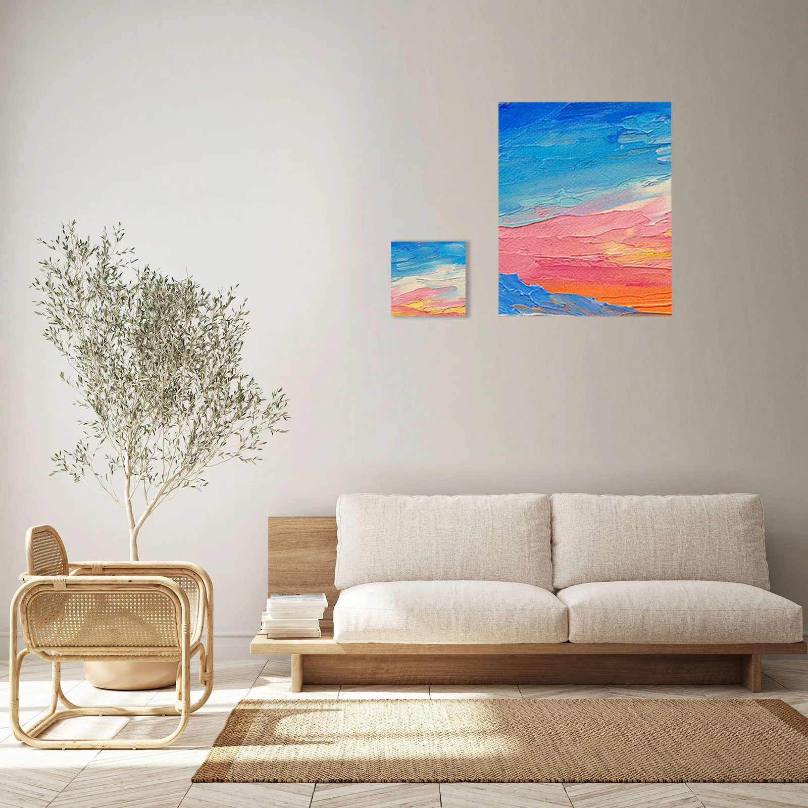 6 pezzi 15x15x1.6 cm vernice tela bordo quadrato cornice in legno allungato bianco arte tela pannello per pittura a olio acrilico acquerello 5