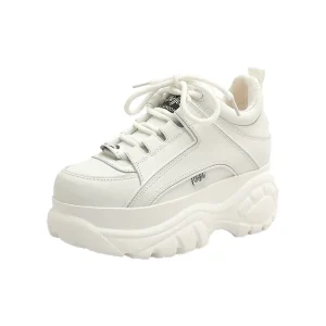 2021 di alta qualità in vera pelle piattaforma scarpe di bufalo scarpe da ginnastica casual da donna punta rotonda scarpe da papà di lusso di marca ST487 ST488 1