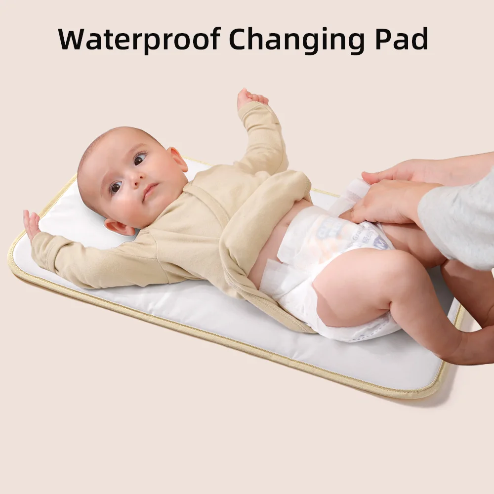 Borsa per zaino per pannolini Borsa per mummia di grande capacità Borse per pannolini da viaggio all'aperto impermeabili multifunzione 6