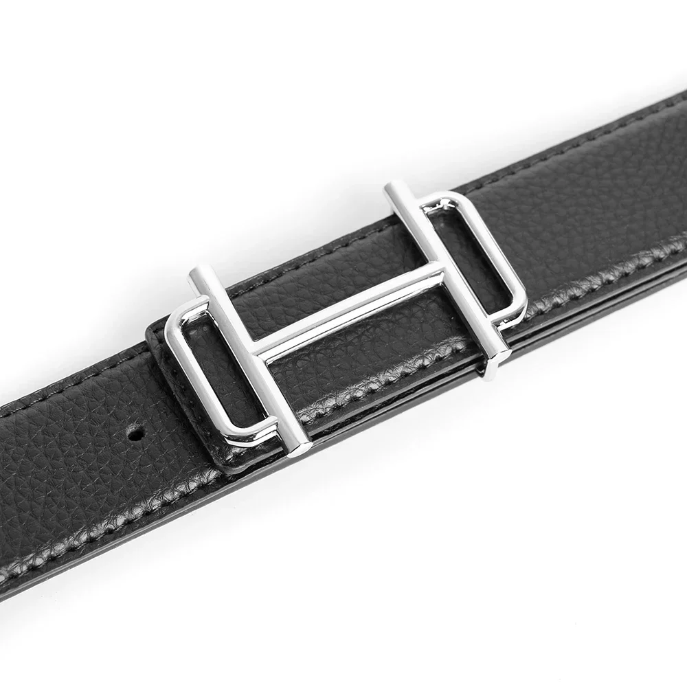 2024 Luxury Designer Pin T Buckle Belt uomo alta qualità donna vera pelle Dress Strap per Jeans cintura Western Goth 4
