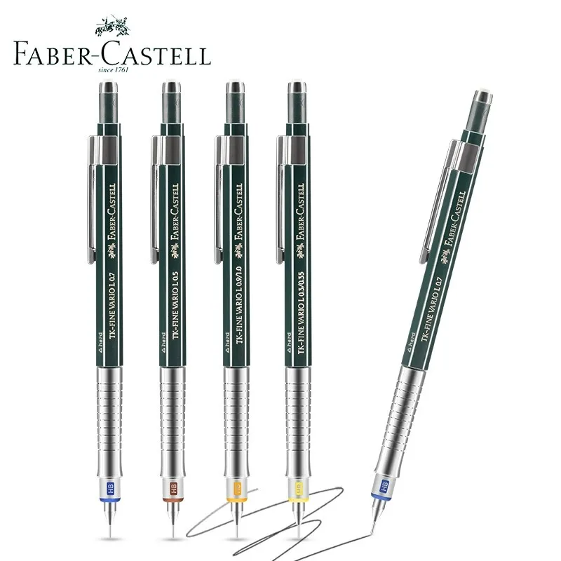 Faber-Castell TK-Fine VARIO-L matita automatica Design matita da disegno piombo a prova di rottura 0.3/0.5/0.7/0.9mm forniture di Design artistico 1