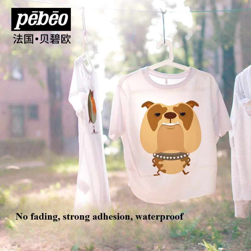 Vernice permanente per tessuti 29ml/500ml per vestiti, vernice tessile non tossica per tessuti fai da te, magliette, scarpe, jeans, borse, tela 4