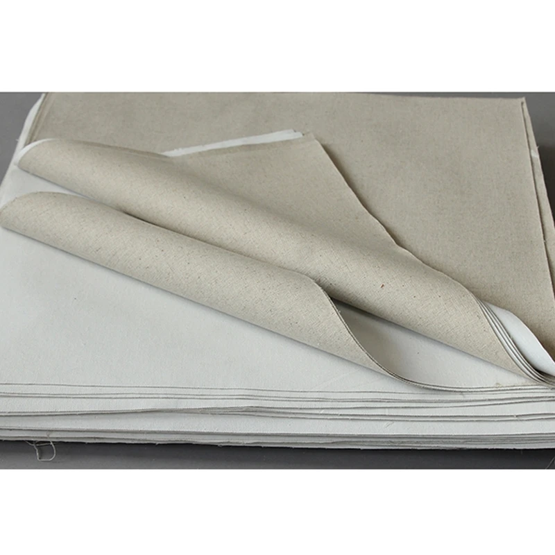 1m Professionale tela bianca per la pittura Strato, Acrilico pittura a olio della tela di canapa, misto lino Innescato grana Fine texture rifornimenti di Arte 5