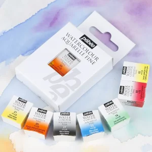 PEBEO ACQUERELLO AQUARELLE FINE Solido Pittura Ad Acquerello Singolo 28 Colori 1