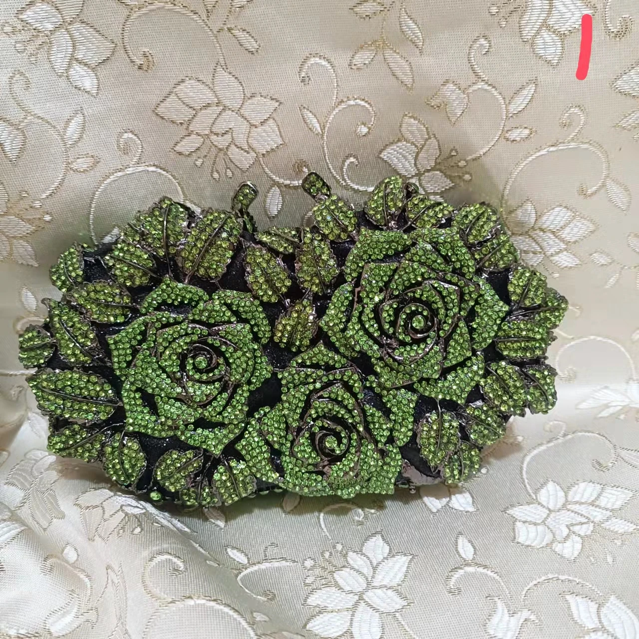 Pochette per soldi con pietre Color argento dorato pochette in cristallo da donna borse da sposa borsa da Cocktail per Cocktail da Cocktail 3