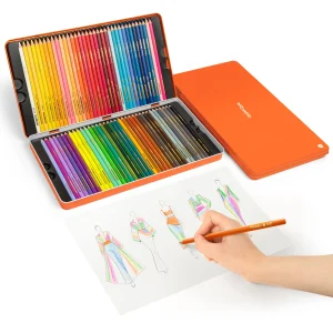 Set di pittura a matita colorata a base di olio: 72 colori vivaci per progetti artistici professionali e fai-da-te 1