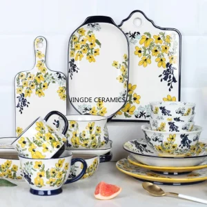 Stoviglie in ceramica giapponese Teglia da forno in ceramica Lamian Ciotola per tagliatelle Ciotola per zuppa Piatto da cucina Stoviglie da bar Stoviglie per hotel 1