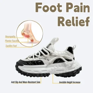 LiveDay Scarpe da ginnastica da uomo Scarpe casual Autunno Inverno Moda Comode scarpe da esterno unisex Moda traspirante Scarpe con aumento di altezza 1