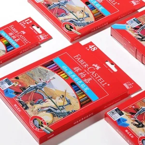 Faber Castell 1158 Matite colorate Matite per vernice a base d'acqua Matite colorate professionali per disegnare 12/24/36/48/60 colori 1