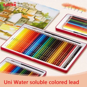 Uni Set di matite colorate solubili in acqua/olio 12/24/36/72 colori Studente Pittura professionale Arte Forniture di cancelleria Scuola di disegno 1