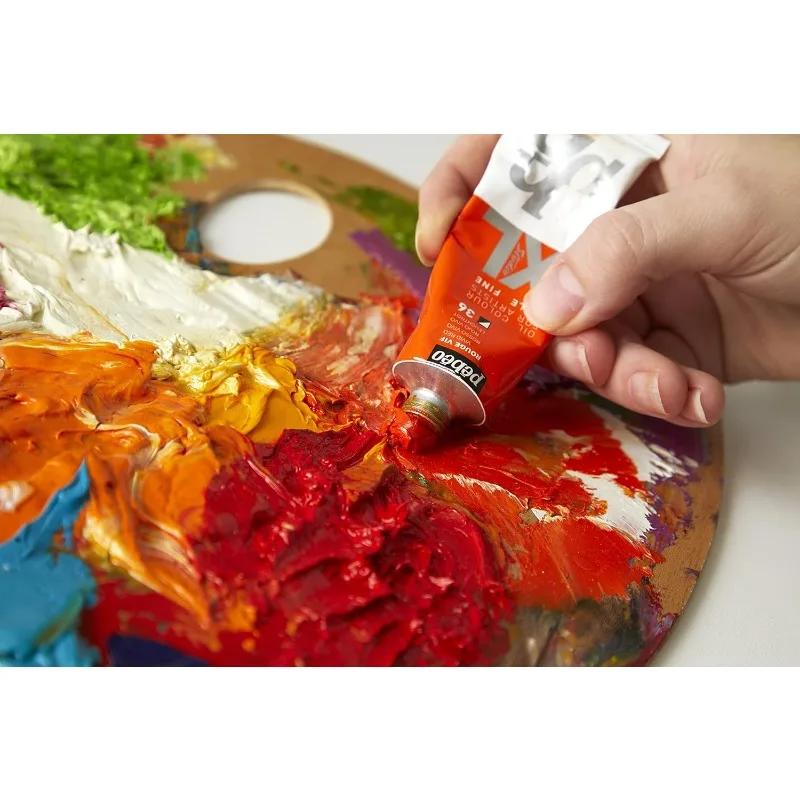 Tubo da 200 ml Pebeo Fine XL Olio COLORE OLIO INTENSIVO Finitura brillante e permanente Resistente allo sbiadimento, Pittura ad asciugatura rapida su legno di carta 4