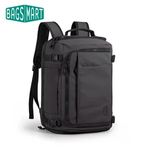 BAGSMART Zaino urbano da uomo Zaino da viaggio Bagagli multifunzione Zaino da cabina leggero e impermeabile 1