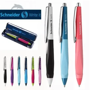 1 pz Tedesco Schneider 0.5mm Penna Gel Delfino Haptify Liscio Nero Presse Penna Firma Ricarica Riutilizzabile Materiale Scolastico Per Ufficio 1