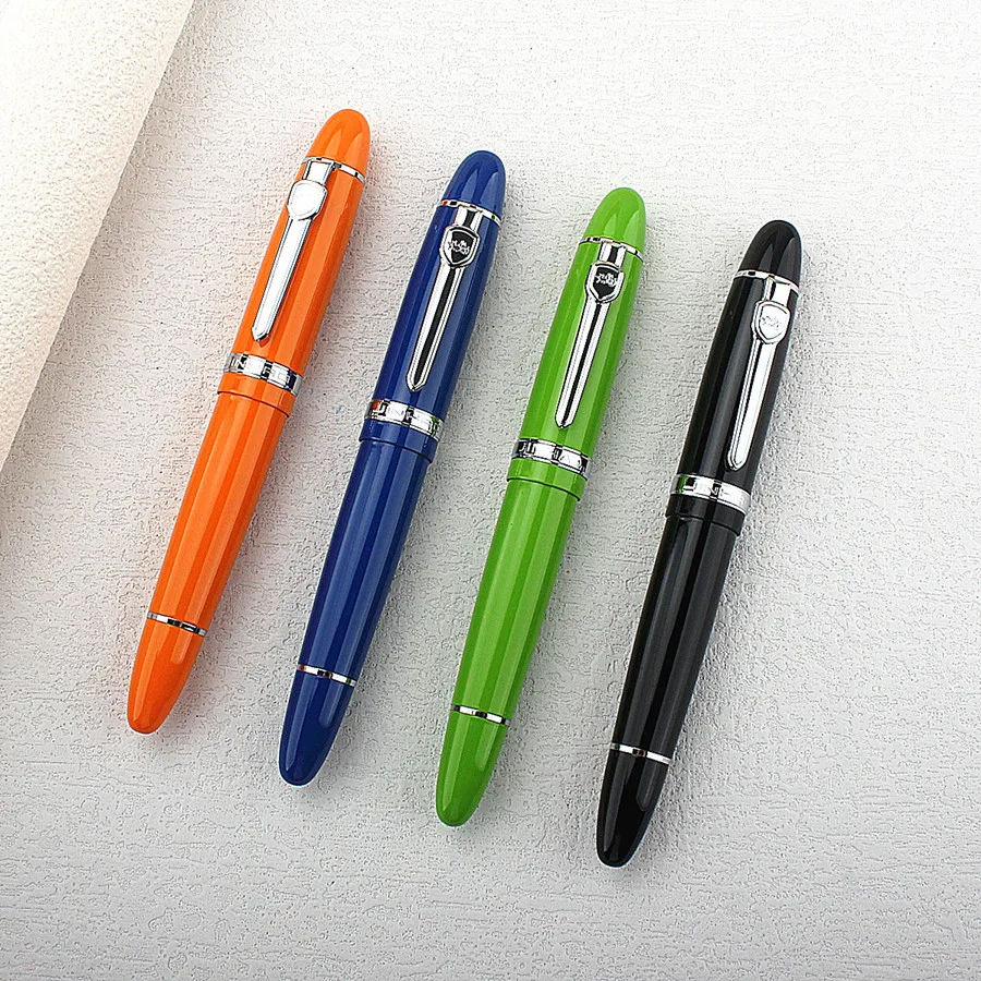 Marchio di alta qualità JINHAO X159 Penna roller dorata Regalo in metallo Penna a inchiostro per firma calligrafia classica PK Jinhao 450 2