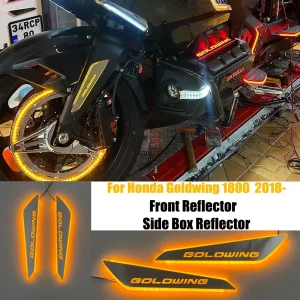 Goldwing 1800 GOLDWING1800 NUOVI Accessori Moto Riflettore Anteriore Luci A LED Riflettore Laterale Posteriore Per Honda GL1800 2018- 1