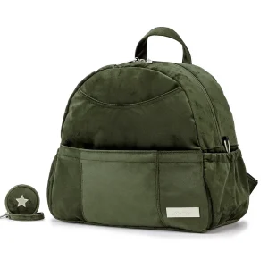 Zaino per pannolini in velluto Soboba: borsa per pannolini di grande capacità per la mamma con custodia per ciuccio e Multi-funzionalità 1