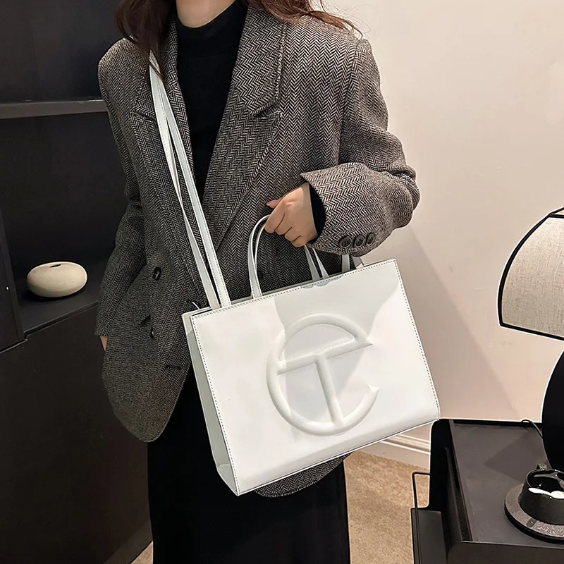 Borsa a tracolla in pelle da donna di lusso da 1 pezzo - Borsa a tracolla con tasca di sicurezza, stile designer 2