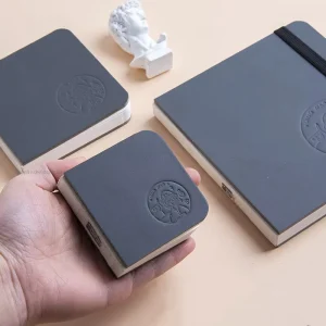 Quaderno per schizzi ad acquerello pronto per i viaggi, mini diario artistico portatile in carta dalla struttura media rilegata in pelle da 300 g per studenti e artisti 1