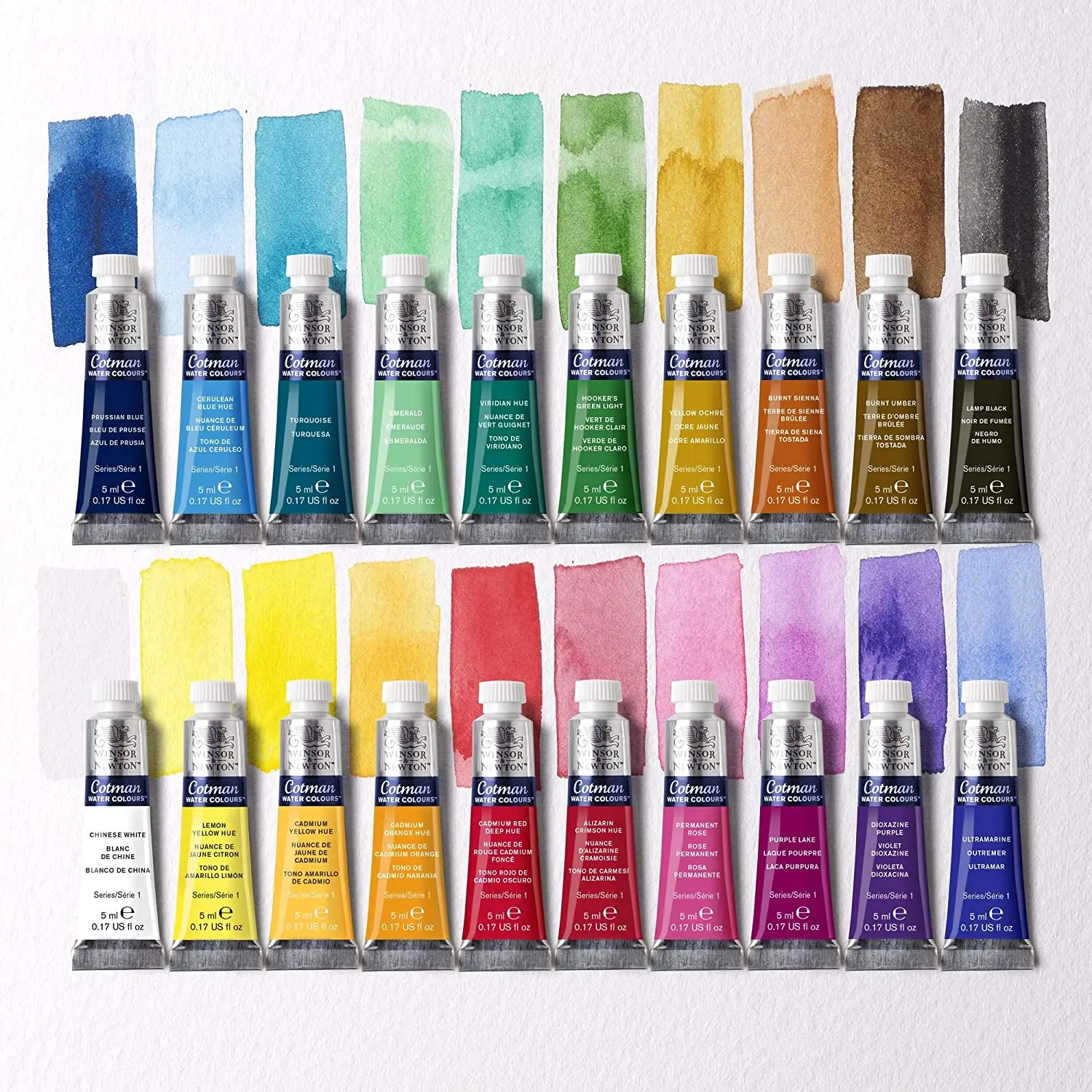 Winsor & Newton Cotman Set di colori ad acquerello 10/20 colori 5 ml (0,17 once) Tubi di alluminio Principianti Aquarela Pittura Rifornimenti d'arte 3