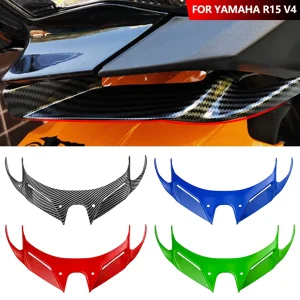 Modifica del motociclo Ala anteriore del motociclo Carenatura Winglets Bocca aerodinamica Shell Cover Protezioni di protezione per Yamaha R15 V4 1