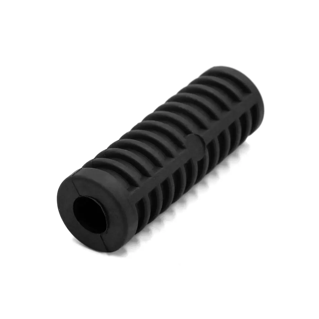 Uxcell 12 mm di diametro in gomma antiscivolo poggiapiedi pedale copertura pedana guscio nero per moto 5