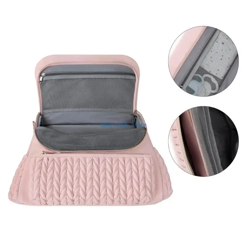 Borsetta organizzatore Y4UD da viaggio per pannolini per bambini con tasche isolate capacità 3