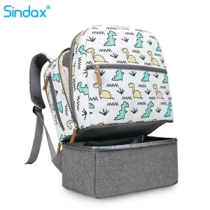 Borsa per mamma Zaino leggero per alimenti per bambini Borse per maternità da viaggio di grande capacità Zaino per bambini Borsa per mamma femminile 1