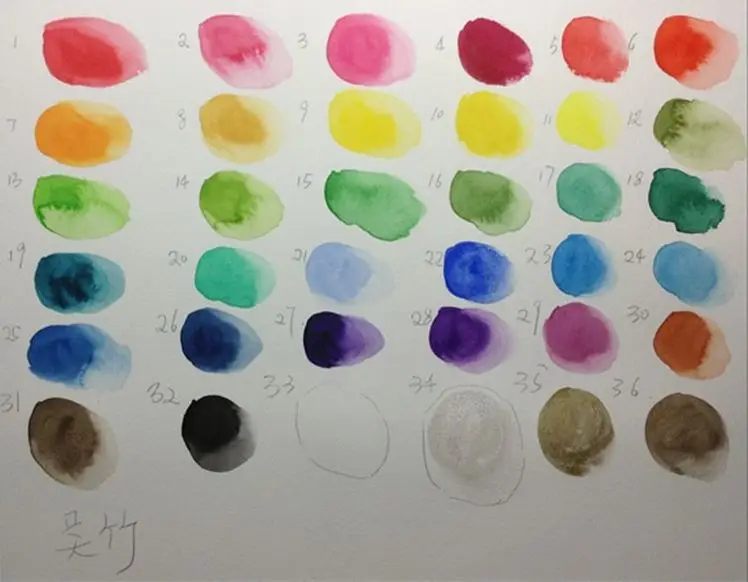 ZIG Kuretake Pittura ad acquerello solido Pittura professionale pezzo unico Giappone 10-503 4