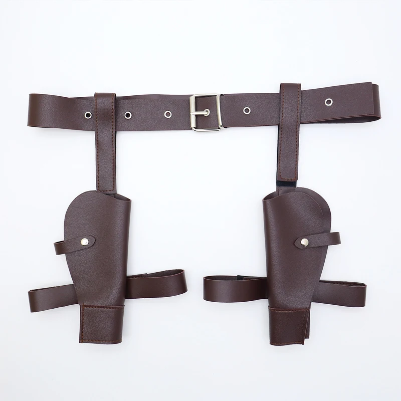Copri vita in pelle PU alla moda Cintura decorativa stile cowboy occidentale Accessori per giochi di ruolo cosplay disponibili per uomo donna 5