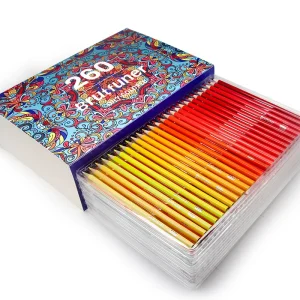 72/100/120/160/260 colori Matite colorate a olio Disegno Schizzi Matita Pittura artistica Schizzo Matita Colorazione Disegno Art Set 1