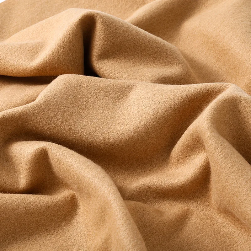 Sciarpa classica semplice in misto lana solida Donna Uomo Autunno Inverno Scialle di lana di alta qualità Spessore caldo nappa Silenziatore Donna Uomo Wrap 5