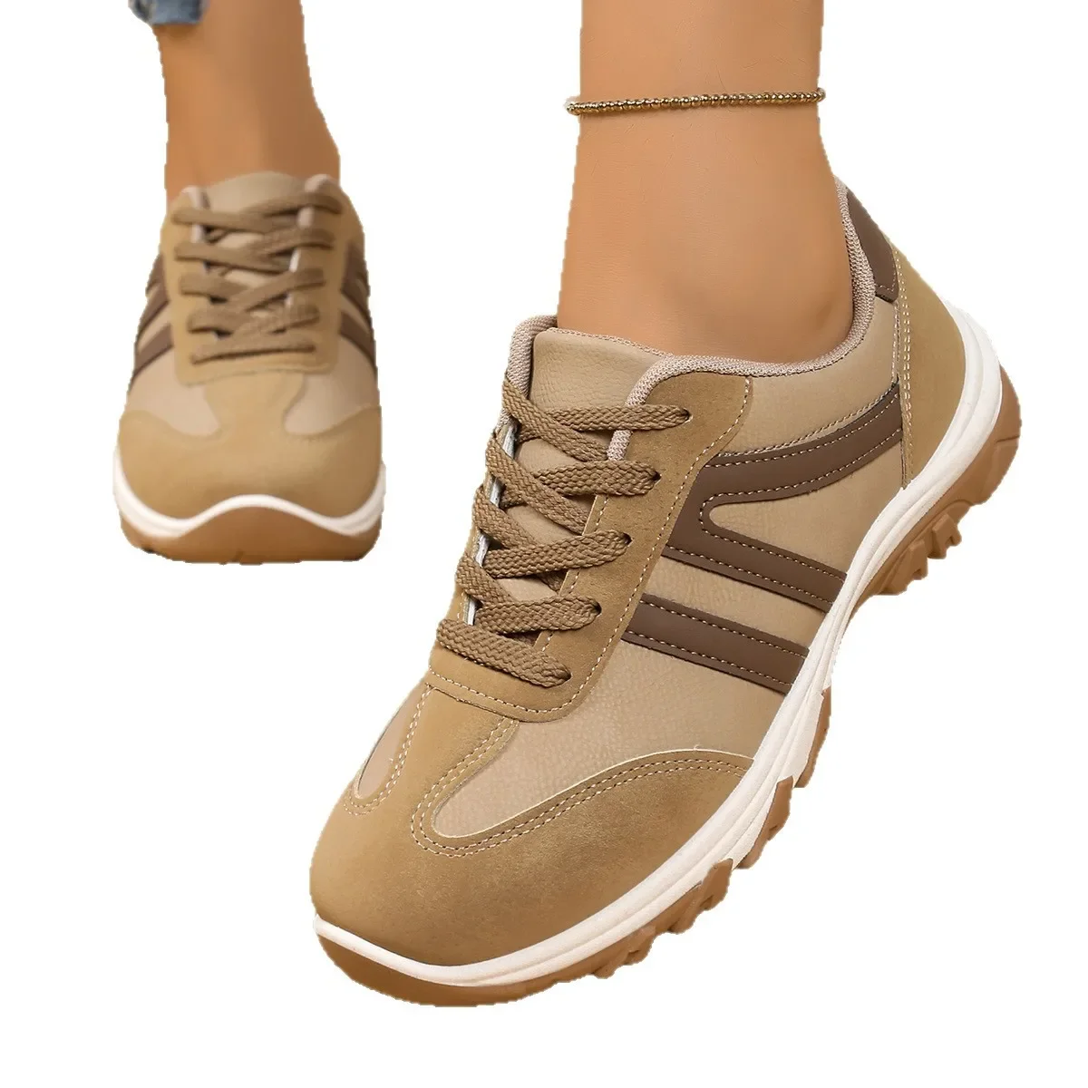 2025 Nuovo Autunno/Inverno Moda Scarpe Da Ginnastica All-match Scarpe Da Corsa Comode Scarpe Sportive Da Donna Leggere Zapatos De Mujer 4